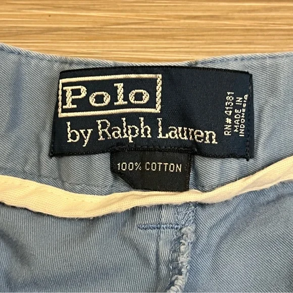Polo Ralph Lauren Shorts blue classic 36 cotton - Picture 4 of 6